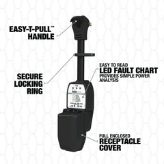 Surge Guard 44390 Portable Surge Protector with Enhanced Diagnostics - 50 AMP - Magnadyne