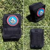 Tactical Molle Zipper Bag + Adventure Sampler Kit: 4 Shower Pouches, 1 Hand Sanitizer, 1 Deodorant - Magnadyne