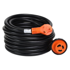 TechnoRV 30 - Amp Indoor/Outdoor Extension Cord – 50ft – Locking - Magnadyne