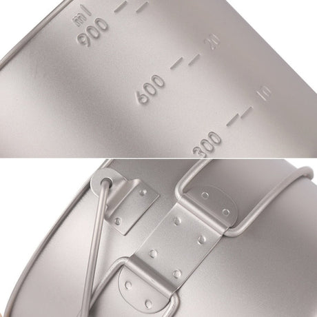 Titanium Cooking Pot - 1100 ml - Magnadyne