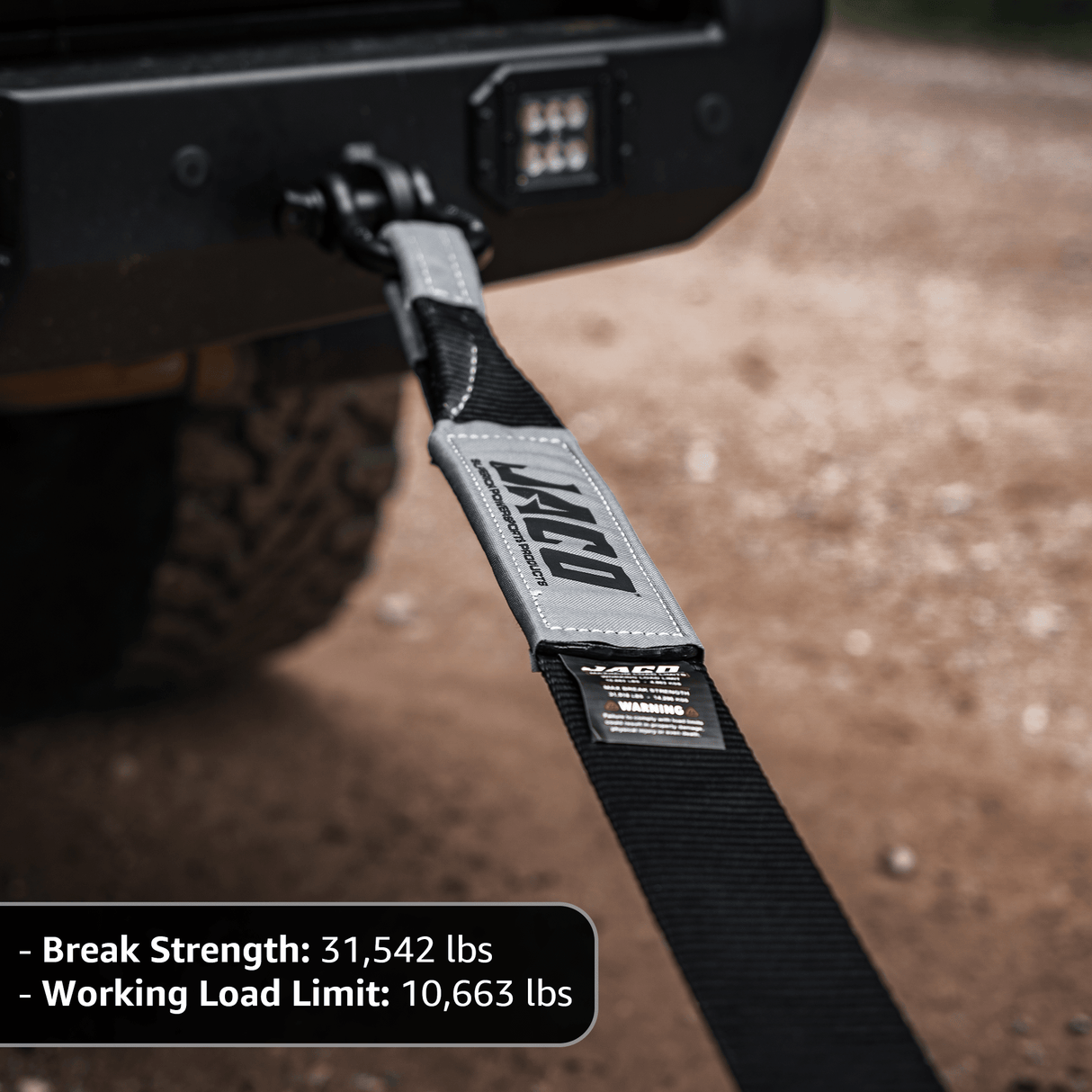 TowPro™ Recovery Tow Strap | Off Road 4x4 Towing Rope (31,542 lbs) - Magnadyne