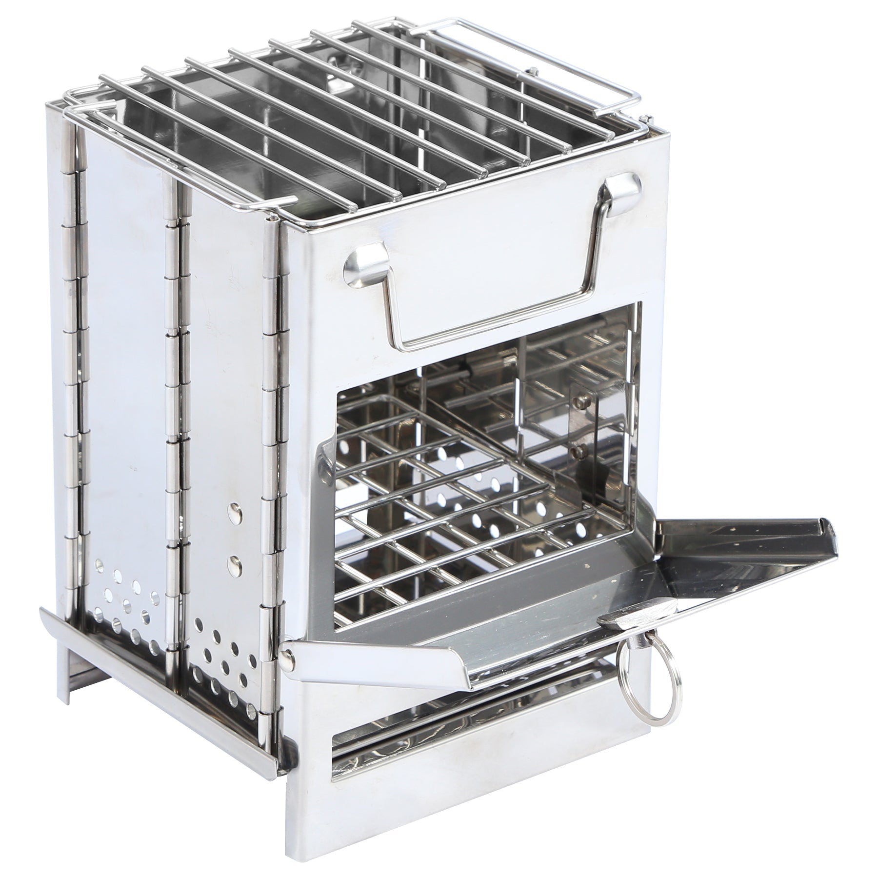 thumbnail image 2 of Snapklik.co : Caping Wood Burning Stove Portable - Folding Cap Stove 2 of 11
