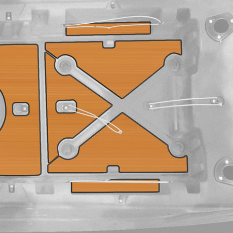 Yellowfin 120 Premium Deck Padding - Magnadyne