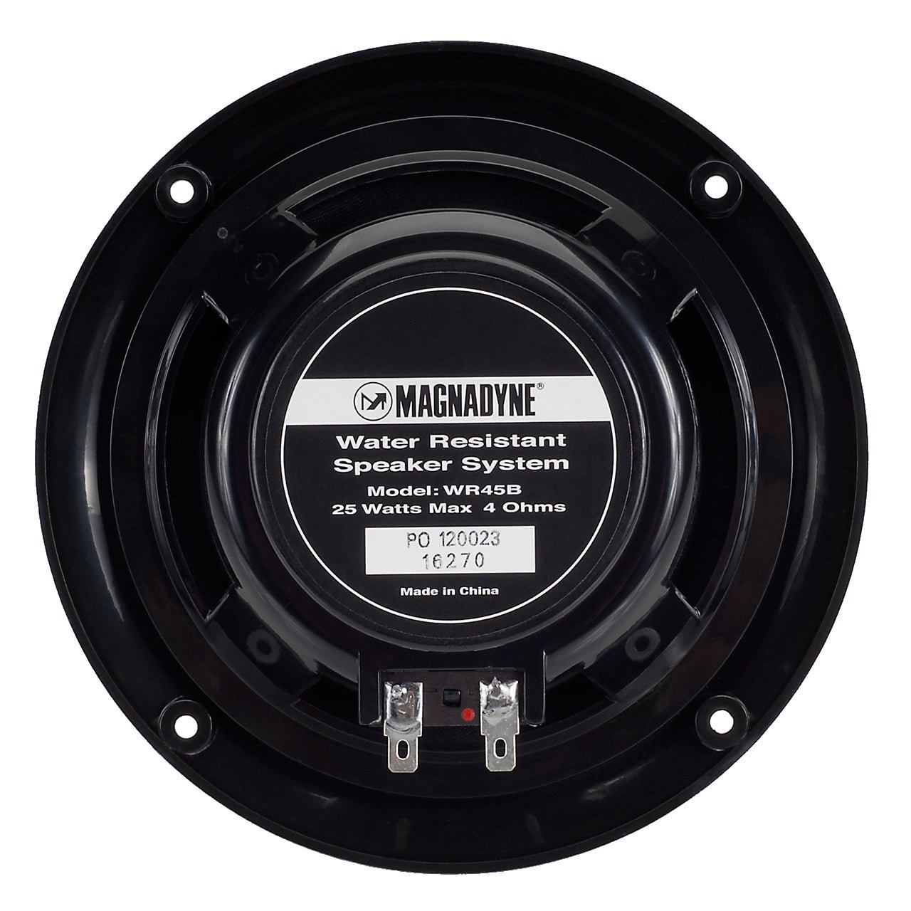 AquaVibe WR45B | Water-Resistant 5" Dual Cone Speaker | Black | Sold Individually - Magnadyne