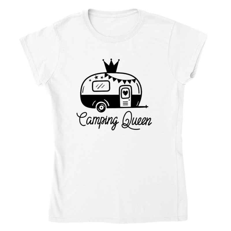 Camping Queen Women's Crewneck T-Shirt - Magnadyne