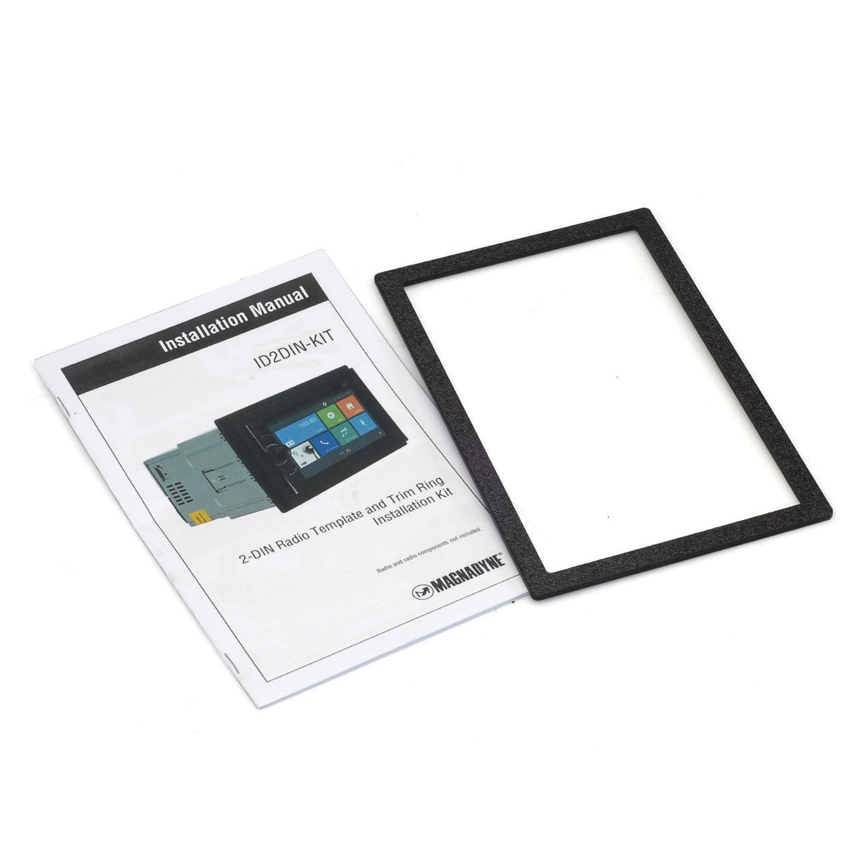 Class A | 2-Din Radio Template and Trim Ring - Magnadyne