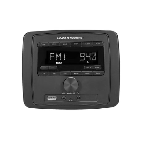Linear Series RV3000 AM/FM & USB/BT Deckless Wall Mount Receiver - Magnadyne