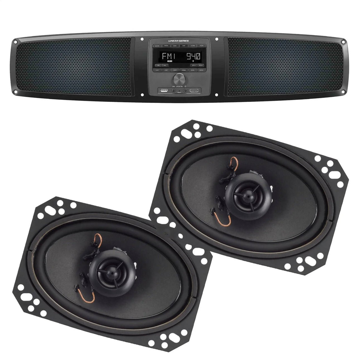 Linear Series | RV3000SB | AM/FM | Bluetooth | USB | Soundbar - Magnadyne