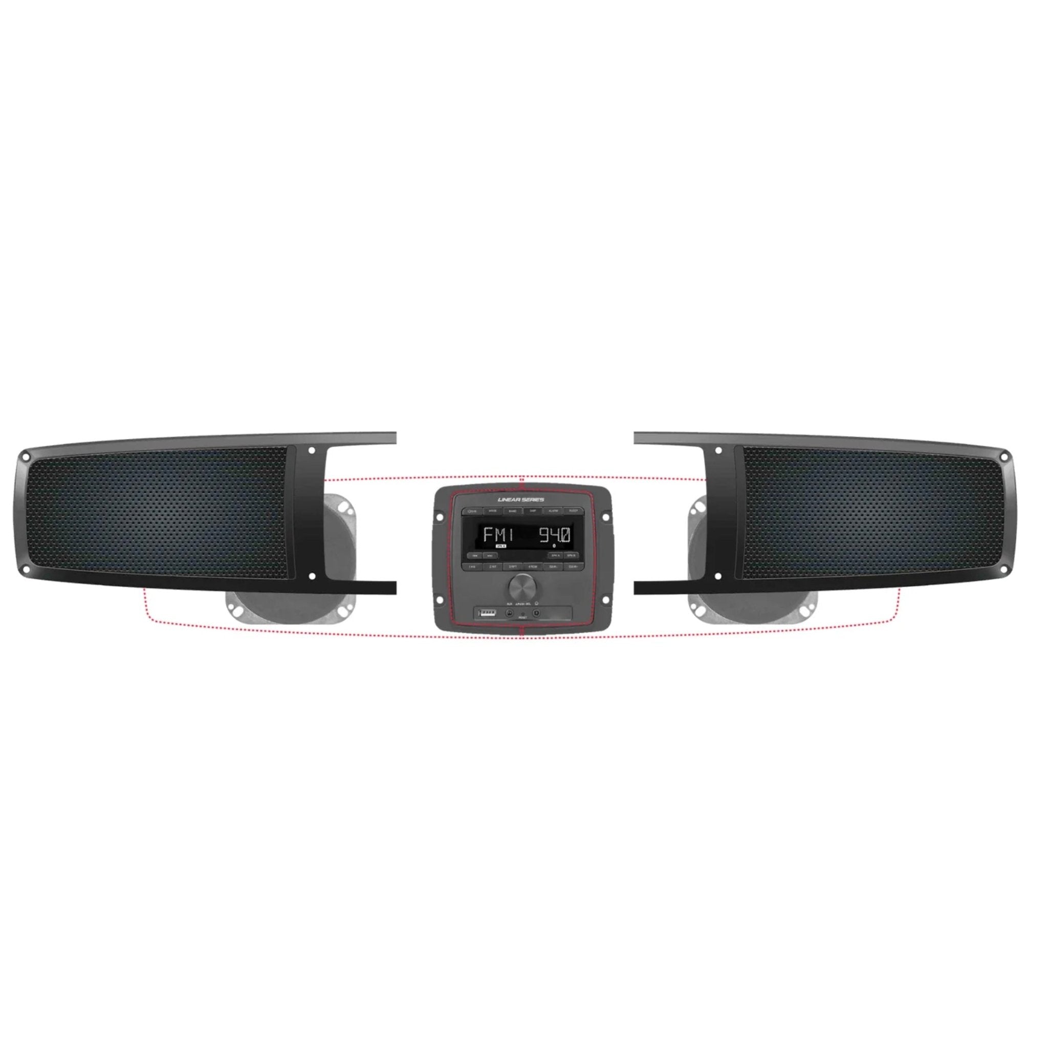 Linear Series | RV3000SB | AM/FM | Bluetooth | USB | Soundbar - Magnadyne