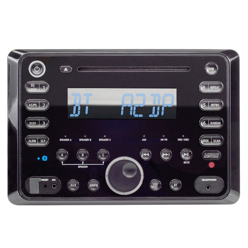 Linear Series RV5090 AM/FM/CD/DVD/BT Bluetooth 120 Watt Wall Mount Receiver with Remote Control - Magnadyne