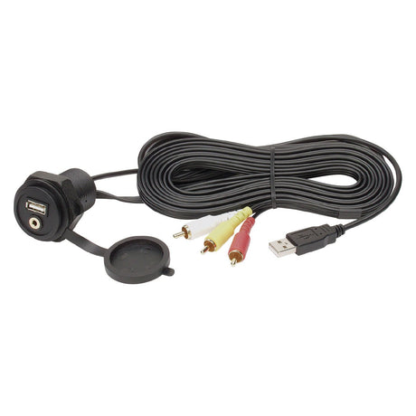 Magnadyne AUX-RV-USB | USB & 3.5mm Audio/Video Input Adapter - Magnadyne