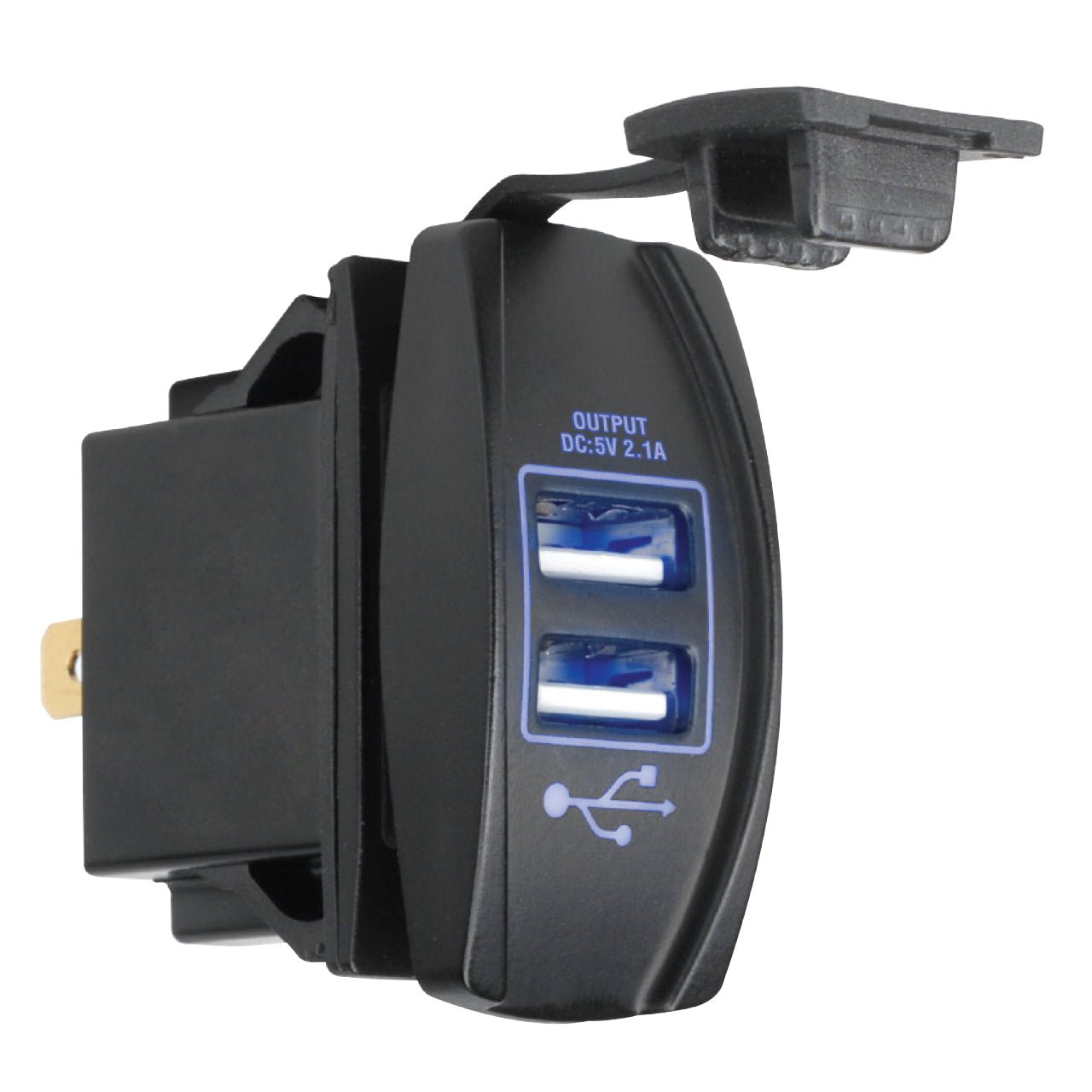 Magnadyne AUX-USB-BBX-FW | 12 Volt to USB Charging Adapter