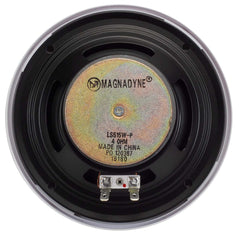 Magnadyne LS515W-P | 5-1/4" 3-Way Speaker/Grill | White - Magnadyne