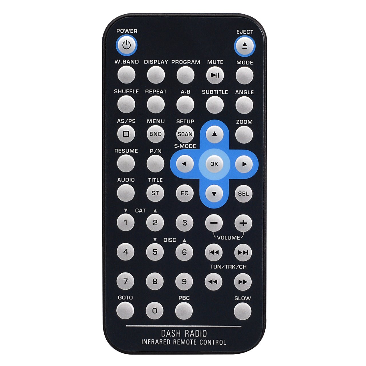 Magnadyne RC9900DVD | Replacement Remote Control for M9900DVD Receiver - Magnadyne