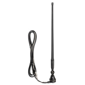 Magnadyne RV71 | AM/FM Rubber Mast Antenna w/ 72" Cable | Black - Magnadyne
