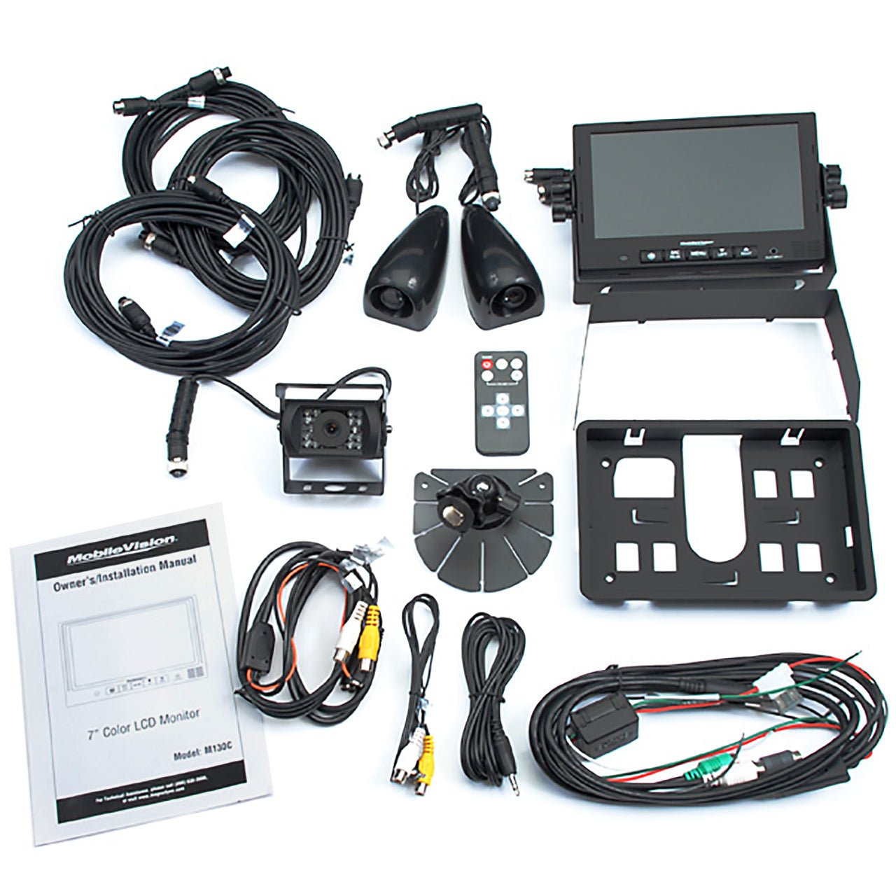 Magnadyne SUREVIEW | LCD Display with Side and Backup Camera Safety Kit MV130C - Magnadyne
