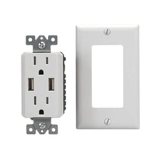 Magnadyne WC-501W | Dual USB Charging/Dual AC Wall Outlet - Magnadyne