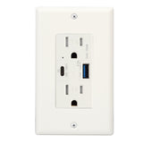 Magnadyne WC-601 | Dual Port USB Charger - Tamper Resistant AC Outlet - Magnadyne