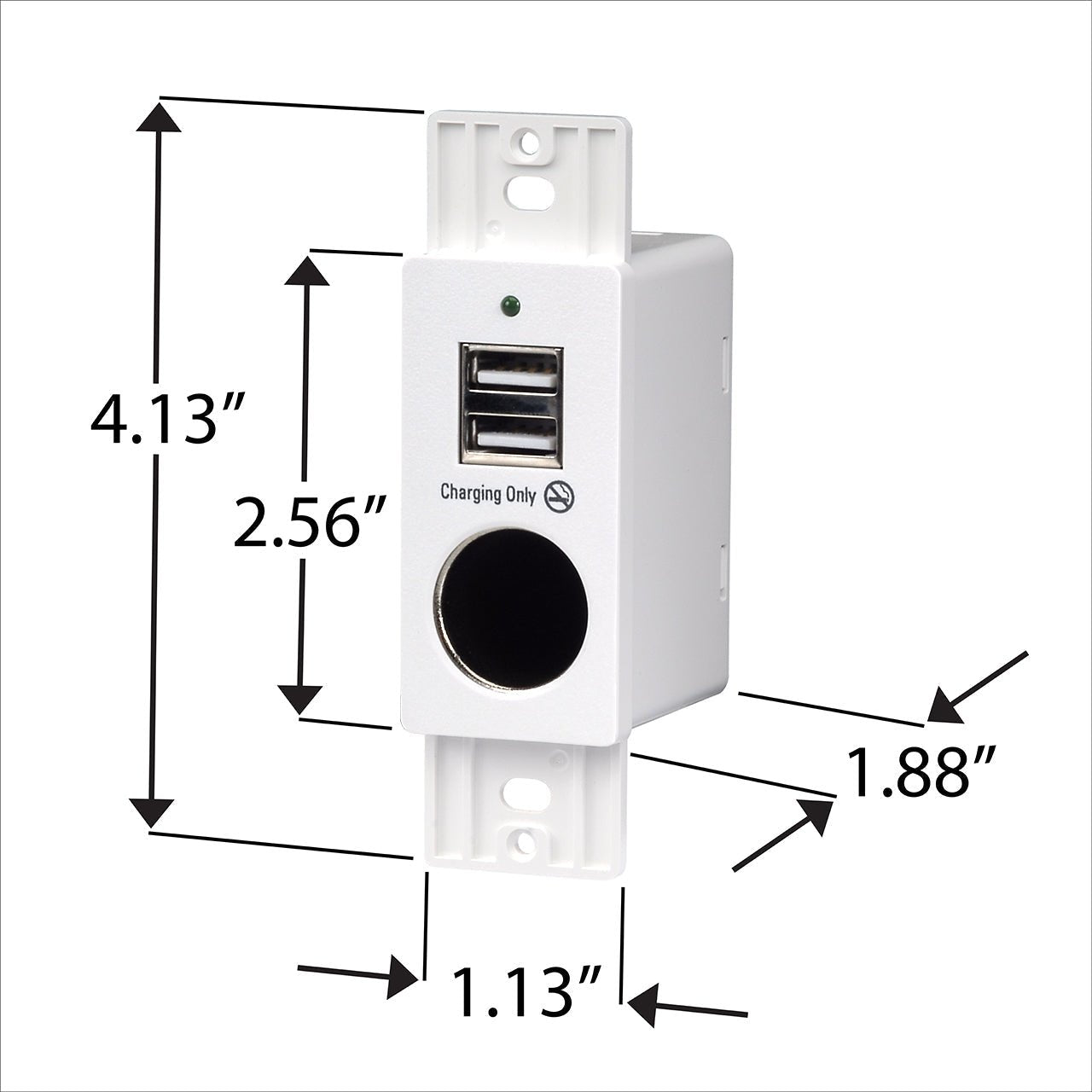 für 12-V-USB-Panel-Halterung für 12-V-USB-Buchse für Suuonee