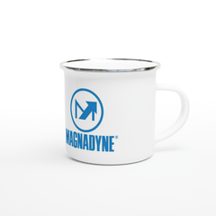 Magnadyne White 12oz Enamel Mug - Magnadyne