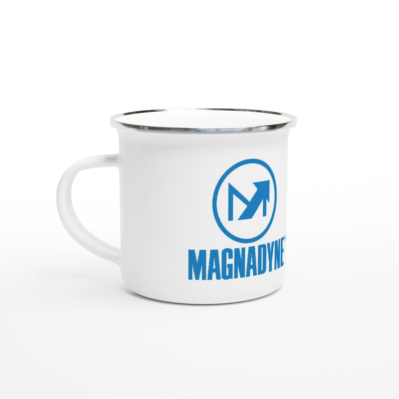 Magnadyne White 12oz Enamel Mug - Magnadyne