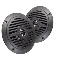 Magnadyne WR4B-LED | 5" Water Resistant Dual Cone Speaker with Blue LED Lights | Sold as a Pair - Magnadyne