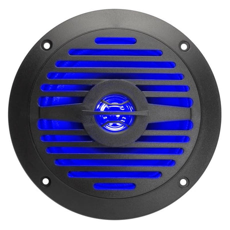 Magnadyne WR4B-LED | 5" Water Resistant Dual Cone Speaker with Blue LED Lights | Sold as a Pair - Magnadyne