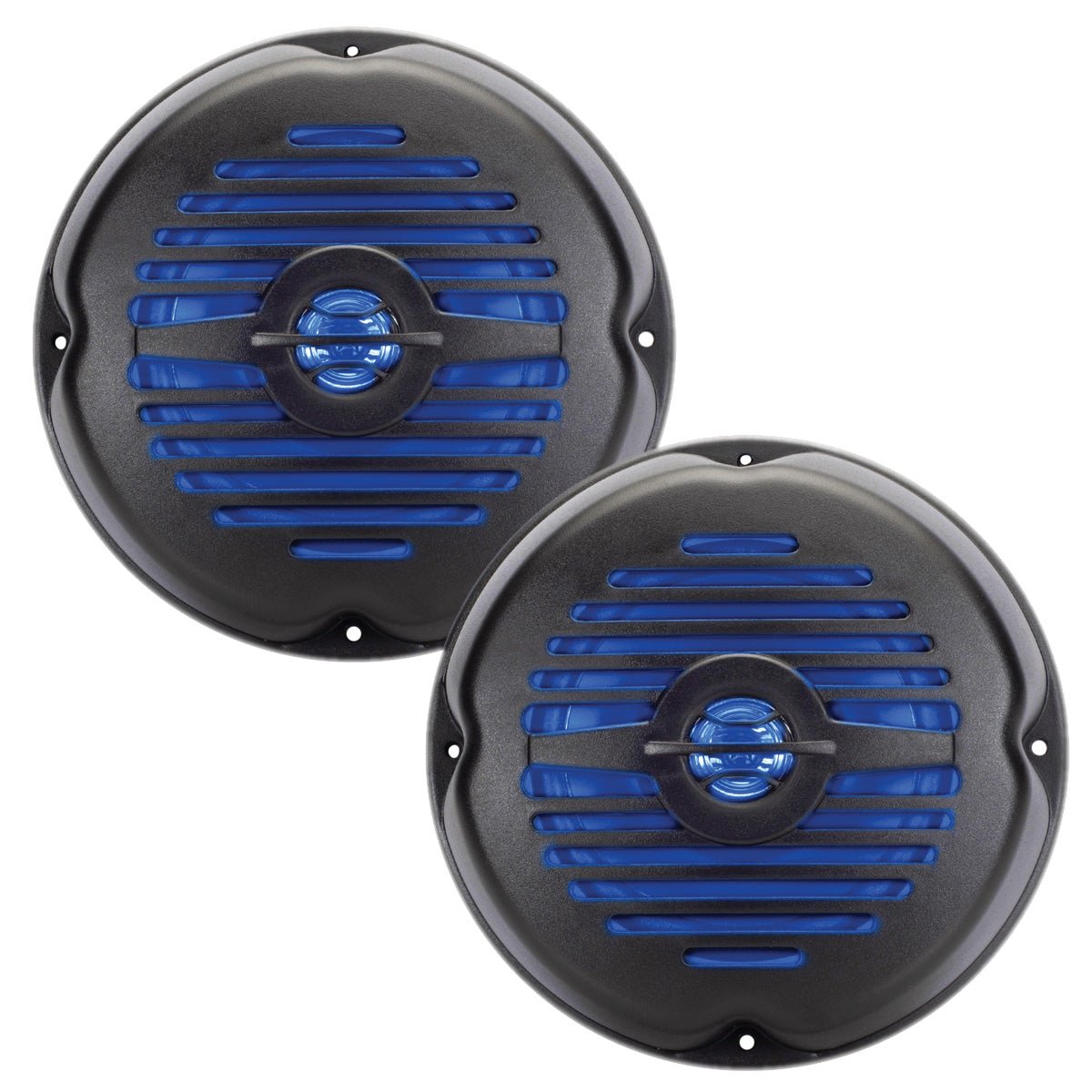 Magnadyne WR58B-LED-PR | 5'' Water Resistant Surface Mount Speaker/Grill with LED Lighting | Sold as a Pair - Magnadyne