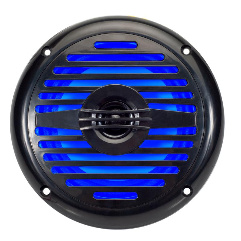 Magnadyne WR5B-LED | 5.25" Water Resistant 2-Way Speaker with Blue LED Lights | Sold as a Pair - Magnadyne
