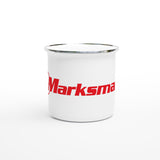 Marksman | White 12oz Enamel Mug - Magnadyne