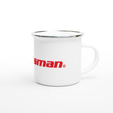 Marksman | White 12oz Enamel Mug - Magnadyne