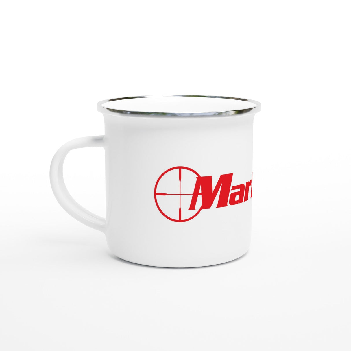 Marksman | White 12oz Enamel Mug - Magnadyne