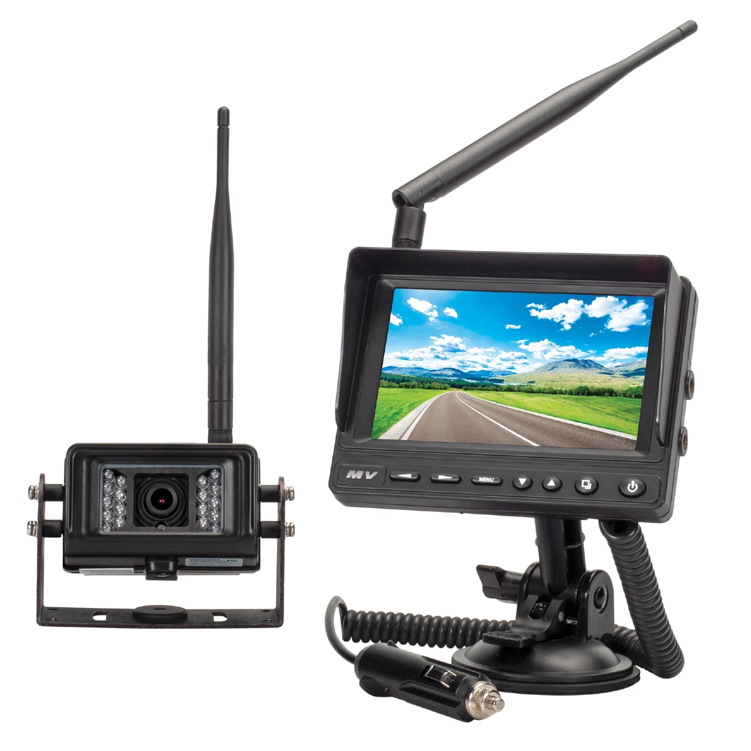 MobileVision MV-BC1  2.4 Ghz Wireless Camera and 5 Portable Monitor -  Magnadyne