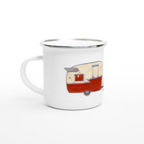 Shasta Art Inspired | White 12oz Enamel Mug - Magnadyne