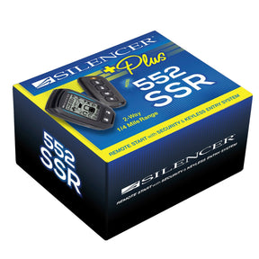 Silencer Plus 552SSR | 2 Way | 1/4 Mile Range Remote Start, Security & Keyless Entry - Magnadyne