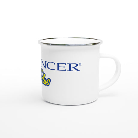 Silencer Plus | White 12oz Enamel Mug - Magnadyne