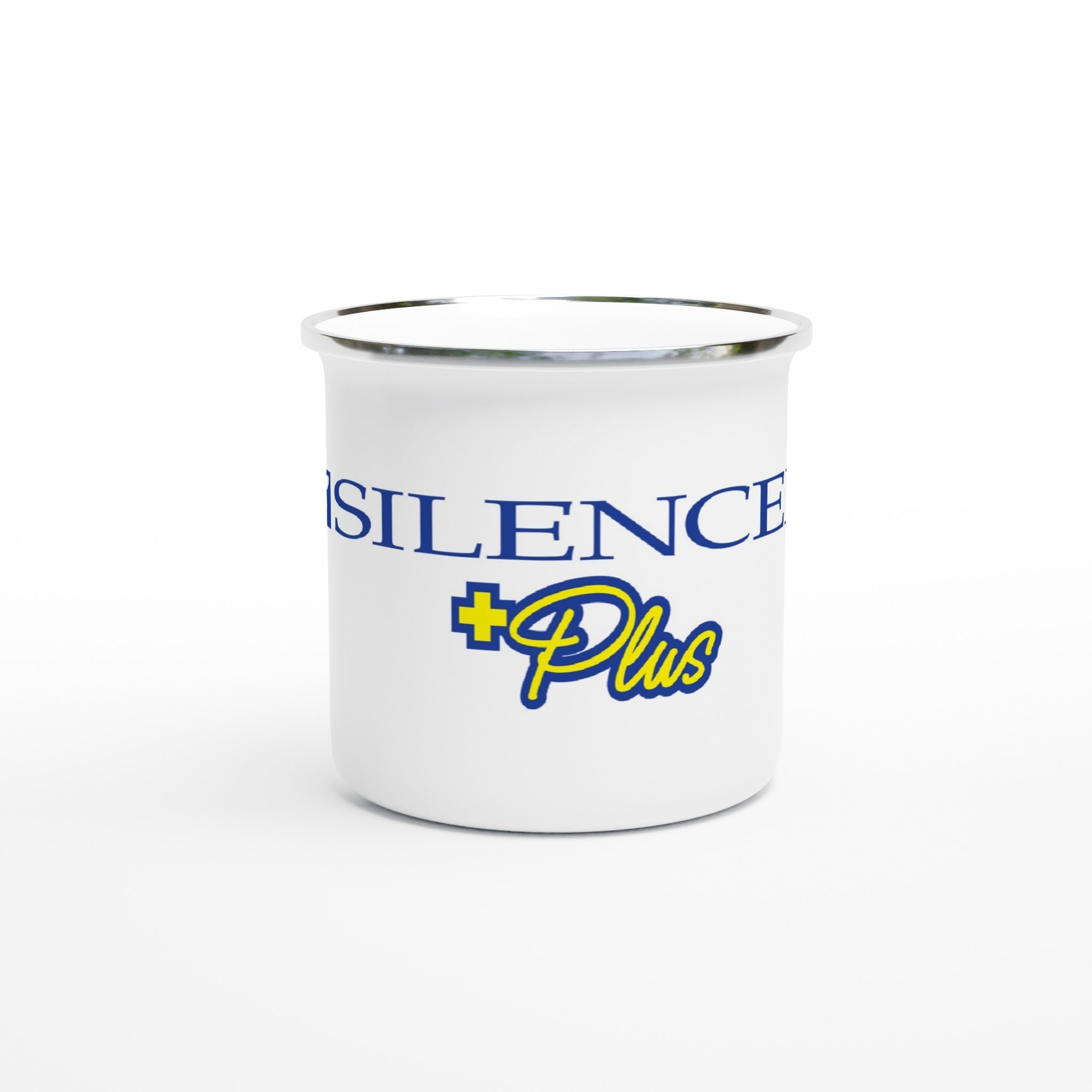 Silencer Plus | White 12oz Enamel Mug - Magnadyne