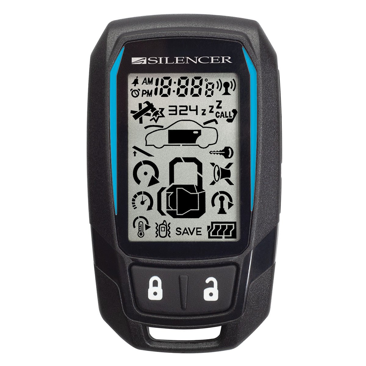 Silencer SLRF-LCD45 | Replacement Remote for 552SSR & 342SS – Magnadyne